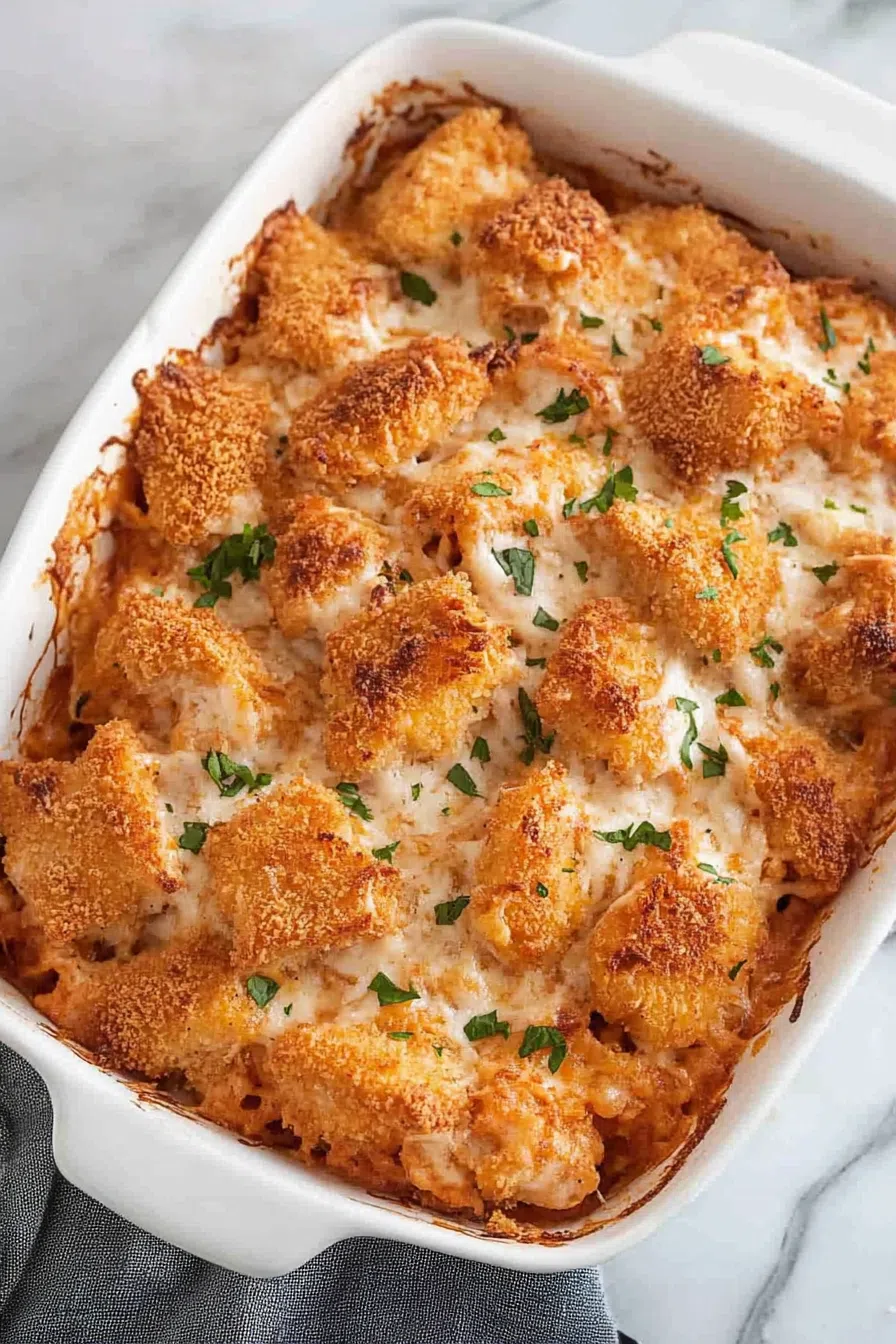 Recipes With Chicken Nuggets Casserole: Easy Family Dinner