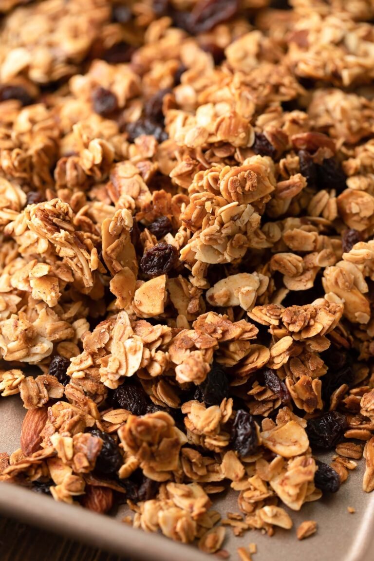 Cinnamon Raisin Granola Recipe